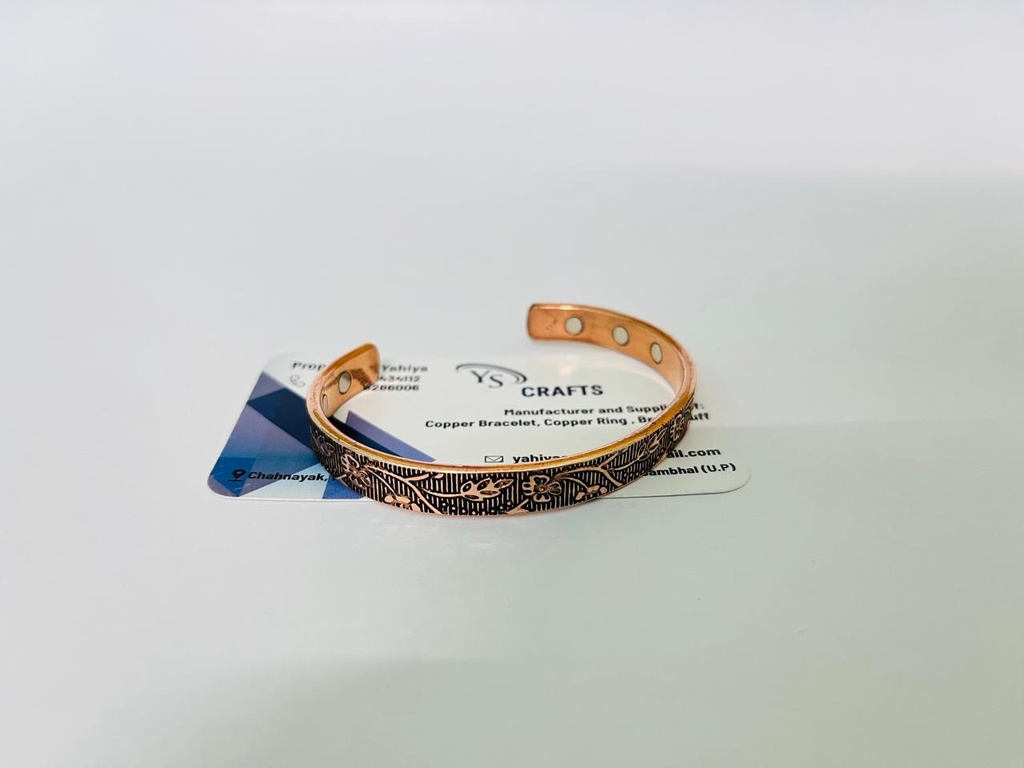 Copper Bracelet Plain C03 - Men