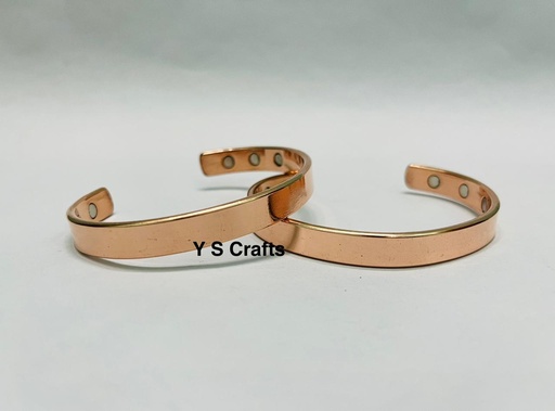 Copper Bracelet Plain C01- Men