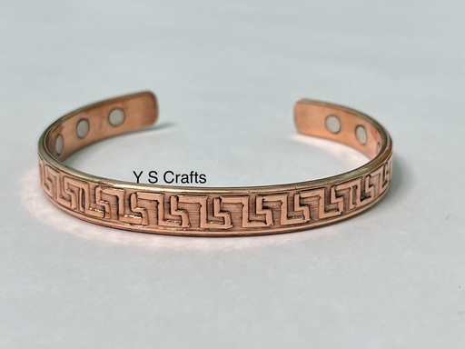 Copper Bracelet Plain C06 - Men